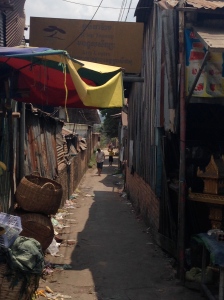 A side street in Sihanoukville.